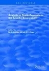 Analysis of Trace Organics in the Aquatic Environment cover