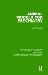 Animal Models for Psychiatry cover