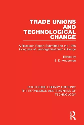 Trade Unions and Technological Change cover