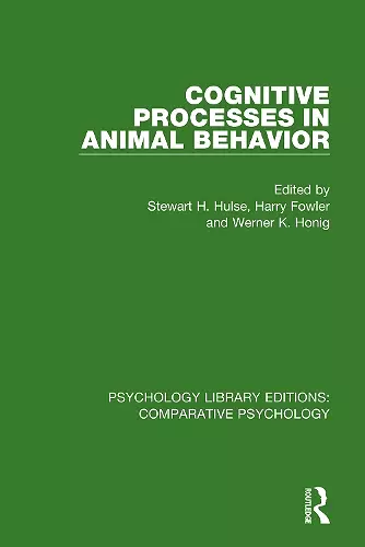 Cognitive Processes in Animal Behavior cover