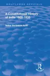 Revival: A Constitutional History of India (1936) cover