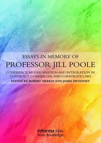 Essays in Memory of Professor Jill Poole cover