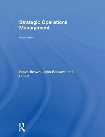 Strategic Operations Management cover