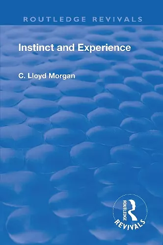 Revival: Instinct and Experience (1912) cover