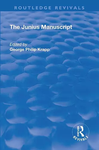 Revival: The Junius Manuscript (1931) cover