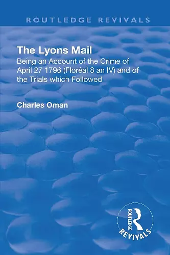 Revival: The Lyons Mail (1945) cover