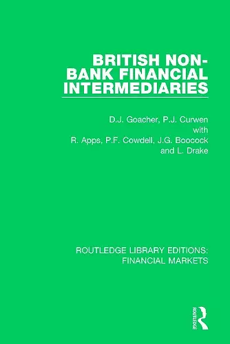 British Non-Bank Financial Intermediaries cover