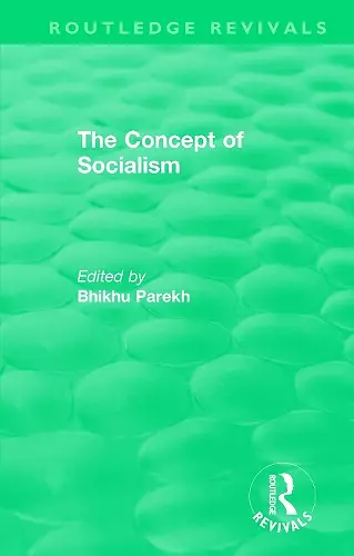 Routledge Revivals: The Concept of Socialism (1975) cover