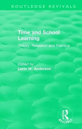 Time and School Learning (1984) cover