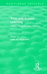 Time and School Learning (1984) cover