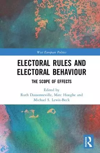 Electoral Rules and Electoral Behaviour cover