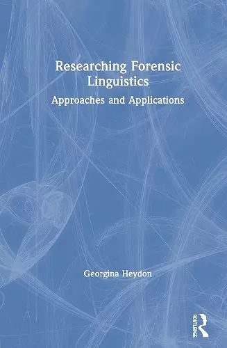 Researching Forensic Linguistics cover