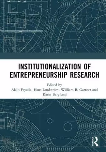 Institutionalization of Entrepreneurship Research cover