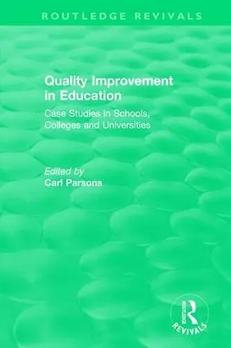 Quality Improvement in Education cover