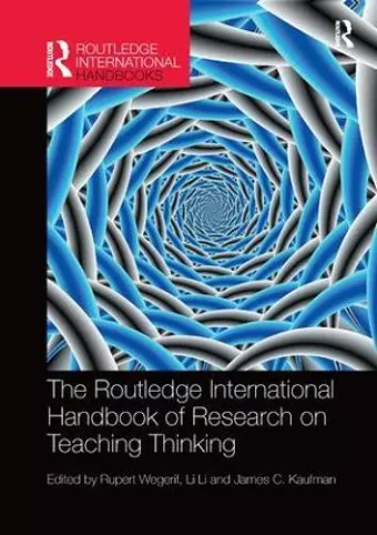 The Routledge International Handbook of Research on Teaching Thinking cover