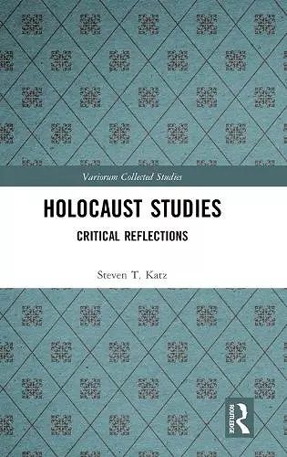 Holocaust Studies cover