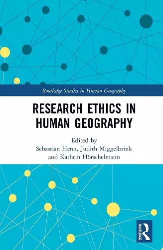 Research Ethics in Human Geography cover