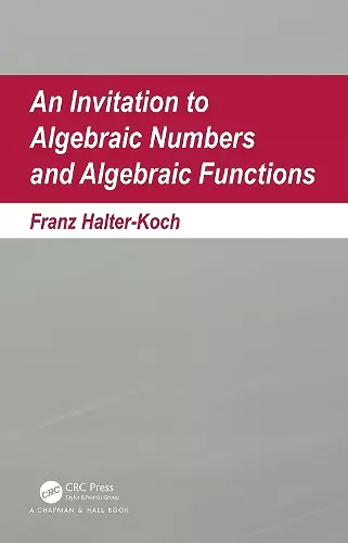 An Invitation To Algebraic Numbers And Algebraic Functions cover