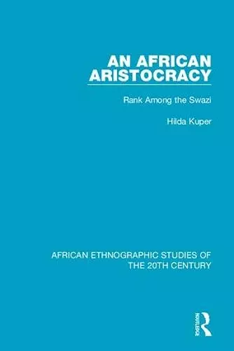 An African Aristocracy cover