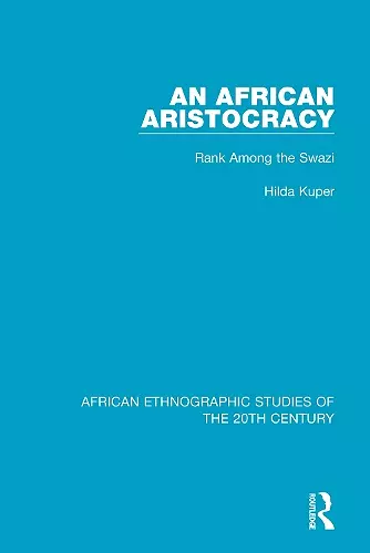 An African Aristocracy cover