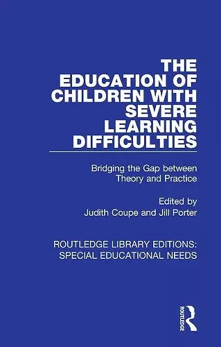 The Education of Children with Severe Learning Difficulties cover