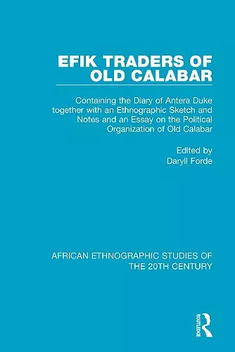 Efik Traders of Old Calabar cover