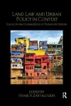 Land Law and Urban Policy in Context cover