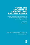 Town and Country in Central and Eastern Africa cover