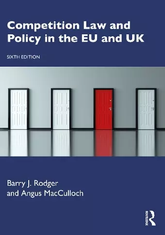 Competition Law and Policy in the EU and UK cover