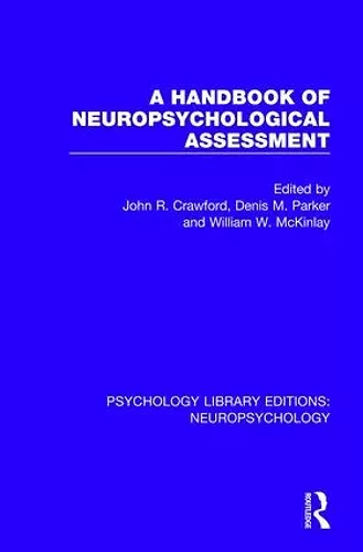 A Handbook of Neuropsychological Assessment cover