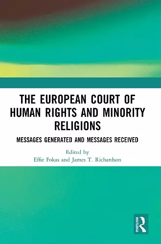 The European Court of Human Rights and Minority Religions cover