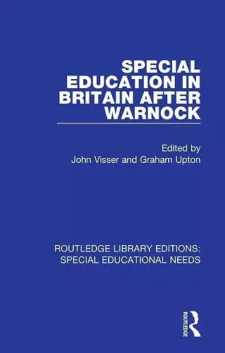 Special Education in Britain after Warnock cover