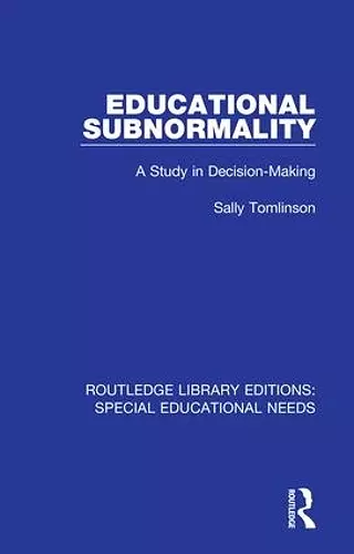 Educational Subnormality cover