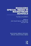 Managing Special Needs in Mainstream Schools cover