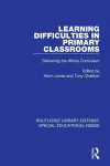 Learning Difficulties in Primary Classrooms cover