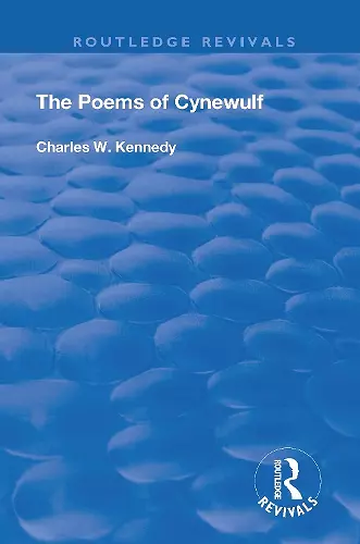 The Poems Of Cynewulf (1910) cover