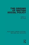The Origins of British Social Policy cover