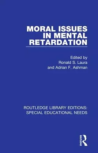 Moral Issues in Mental Retardation cover