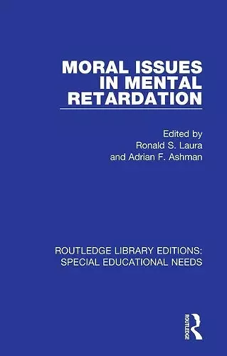 Moral Issues in Mental Retardation cover