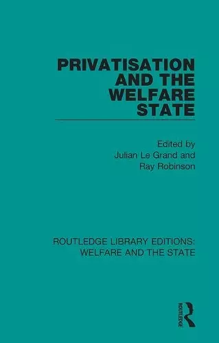 Privatisation and the Welfare State cover