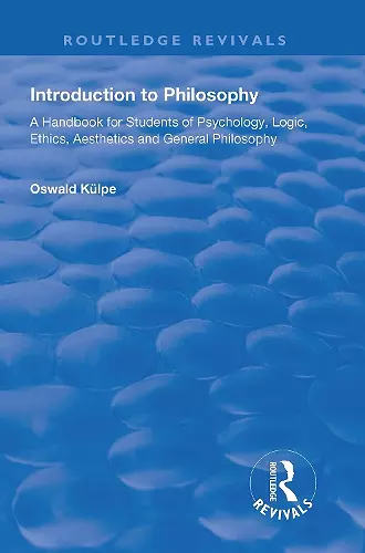 Introduction to Philosophy cover