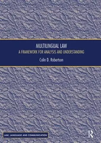 Multilingual Law cover