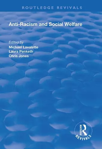 Anti-racism and Social Welfare cover