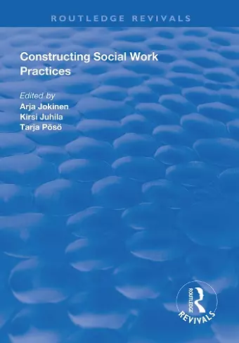 Constructing Social Work Practices cover