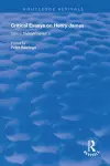 Critical Essays on Henry James cover