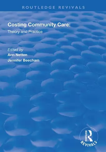 Costing Community Care cover