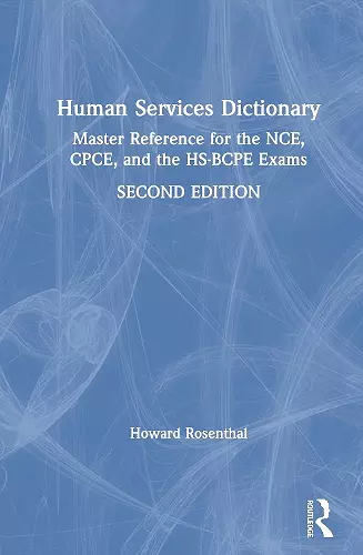 Human Services Dictionary cover