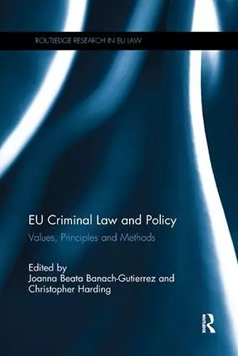 EU Criminal Law and Policy cover