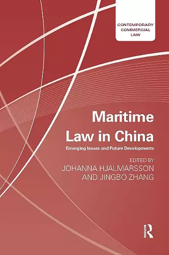 Maritime Law in China cover