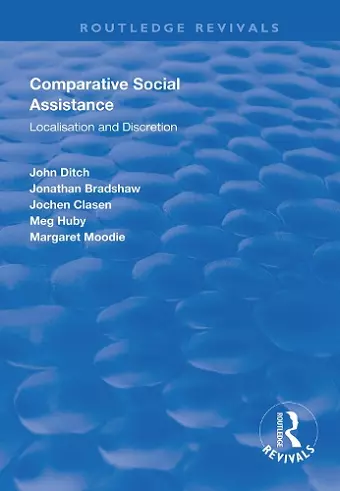 Comparative Social Assistance cover